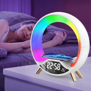 O Light Three In One Wireless Charging Multifunctional Bluetooth Speaker Night Light